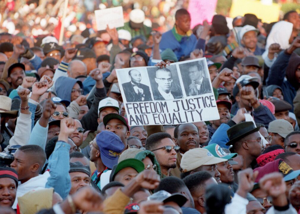1995: Million Man March is held in Washington D.C.